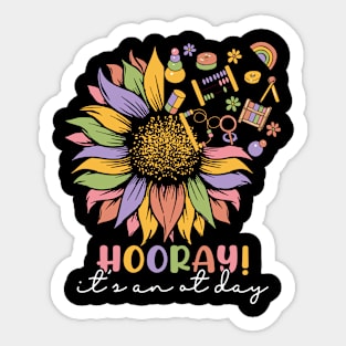 Hooray It’s An OT Day Occupational Therapy Pediatric Sticker